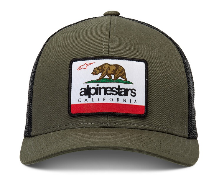 šiltovka CALI 2.0 HAT, ALPINESTARS (zelená)
