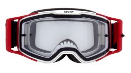 Okuliare TORP, RedBull Spect (bílé/červené, číre plexi)