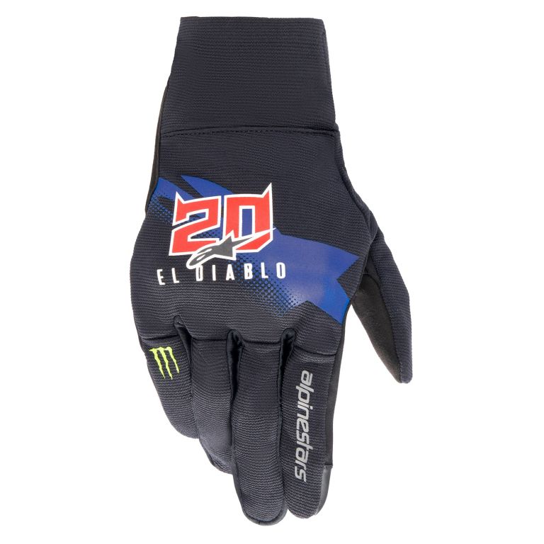 Rukavice REEF MONSTER FQ20 kolekce, ALPINESTARS (černá/červená/modrá/bílá/zelená) 2024