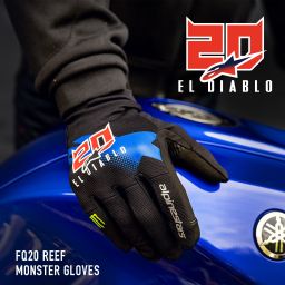 Rukavice REEF MONSTER FQ20 kolekce, ALPINESTARS (černá/červená/modrá/bílá/zelená) 2024