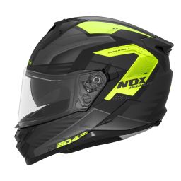 Prilba N304S CARVER, NOX (čierna matná,žlutá) 2025