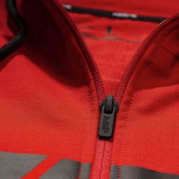 Mikina 4SR Hoodie Logo Zip Red