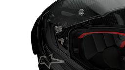 Prilba SUPERTECH R10 TEAM, ALPINESTARS (karbon/červená/bílá) 2025