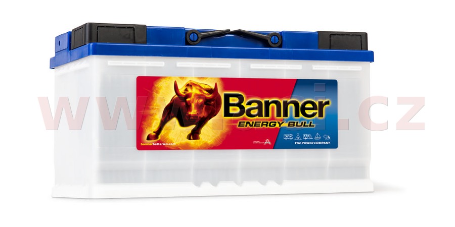 100Ah trakční baterie, pravá BANNER Energy Bull 354x175x190