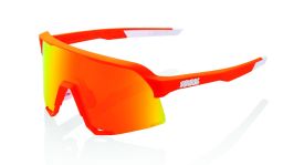 Slnečné okuliare S3 Soft Tact Neon Orange, 100% (HIPER červená skla)