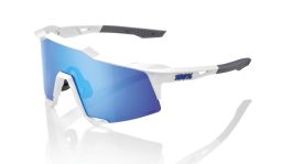 Slnečné okuliare SPEEDCRAFT Matte White, 100% (modré sklo)