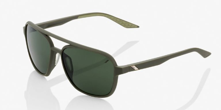 Slnečné okuliare KASIA - zelená šošovka, 100% (zelená)
