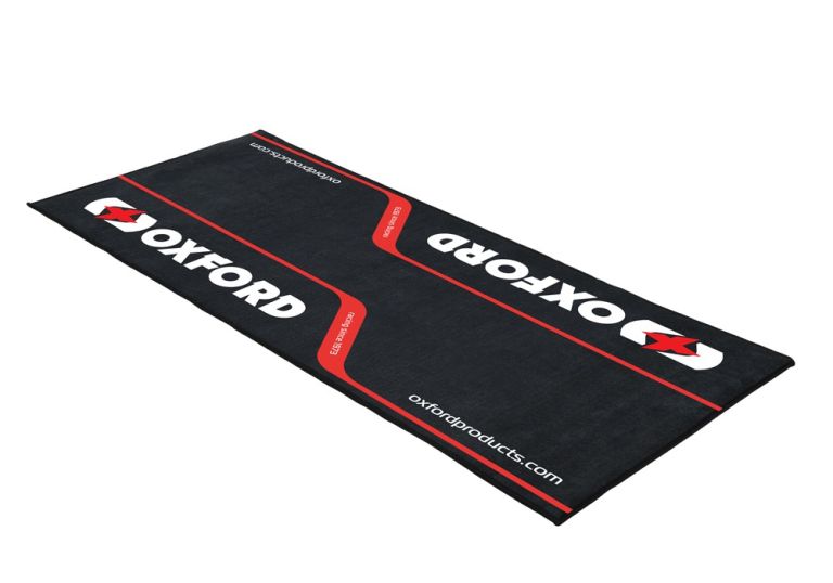 Textilné koberec pod motocykel RACE XL, OXFORD (rozmer 240 x 103 cm, spĺňajúce předpisy FIM)