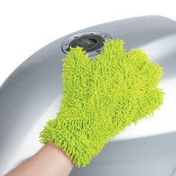 Umývacie rukavice NOODLE WASH GLOVE, OXFORD (mikrovlákno, zelená fluo)