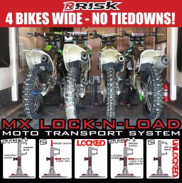 Transportní systém pre MX motocykle Lock-N-Load, Risk Racing