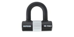 Zámok U profil HD Max, OXFORD (černý/šedý, priemer čapu 14 mm)