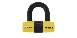 Zámok U profil HD Max, OXFORD (žlutý/černý, priemer čapu 14 mm)