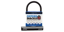 Zámok U profil Shackle 12, OXFORD (šedý/černý, 245 x 190 mm, priemer čapu 12 mm)