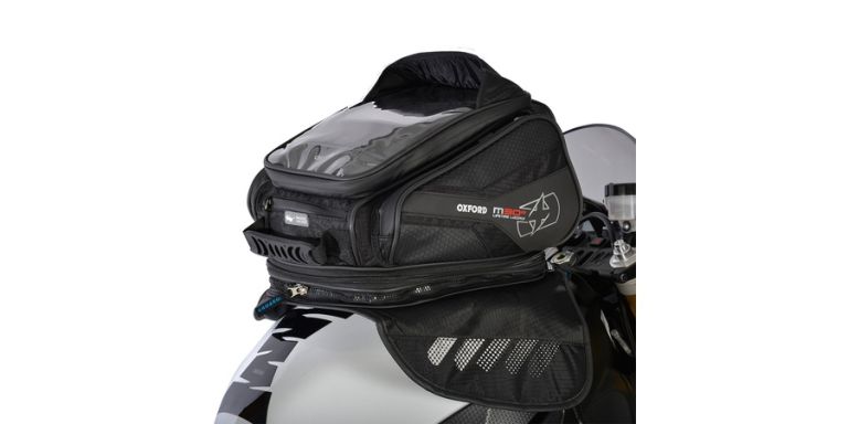Tankbag na motocykel M30R, OXFORD (čierny, s magnetickú základňou, objem 30 l)
