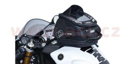 Tankbag na motocykel Q4R QR, OXFORD (čierny, s rýchloupínacím systémom na viečka nádrže, objem 4 l)