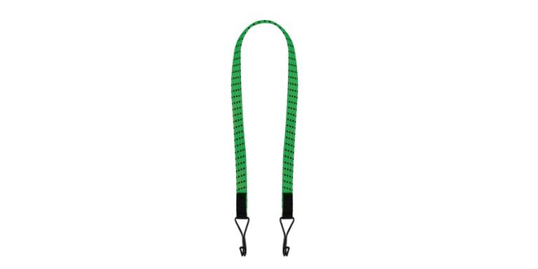 Gumicuk Twin Wire "pavúk" plochý délka/šířka popruhu 600/16 mm sa zakončeními pomocou drátových hákov, OXFORD (zelený)