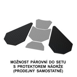Protektor a protišmykový prvok nádrží a GRIPPER ADV, OXFORD (čierny, pár)