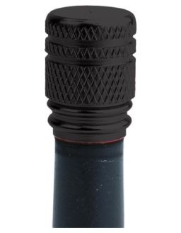 Kovové čiapočky ventilkov, OXFORD (čierne, pár)