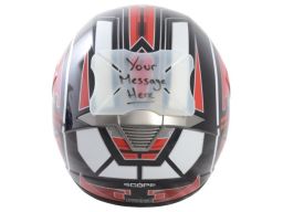 Protektor laku prilby Helmet Bumper Message, OXFORD (možnosť napsání vlastného textu)