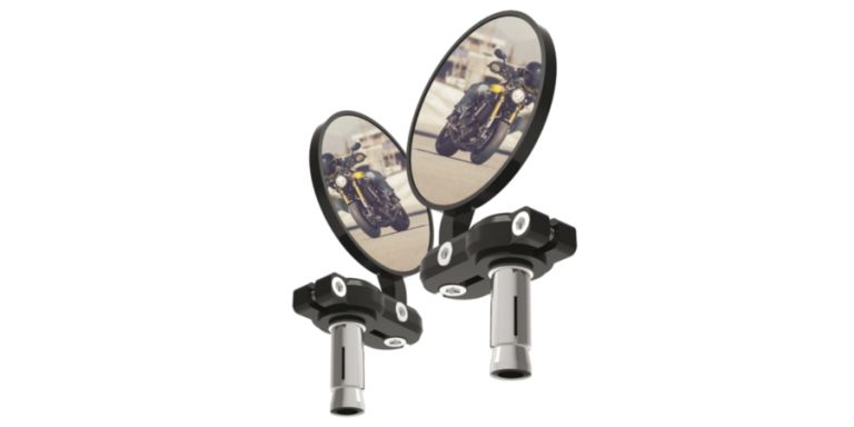 Spätné zrkadlo univerzálny do koncov riadidiel pre vnútorný priemer 13 mm, OXFORD (čierne, priemer zrkadlá 68 mm, pár)
