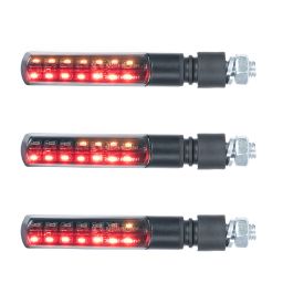 Sekvenčné LED smerovky Nightslider 3 v 1, zadné vr. zadných a brzdových svetiel, OXFORD (sada vr. odporov, pár)