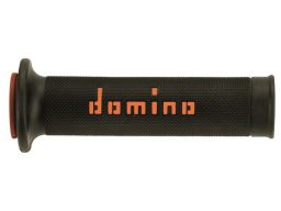 Gripy A010 (road) dĺžka 120 + 125 mm, DOMINO (čierno-oranžové)