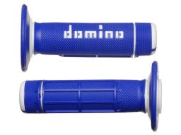 Gripy A020 (offroad) dĺžka 118 mm, DOMINO (modro-biele)