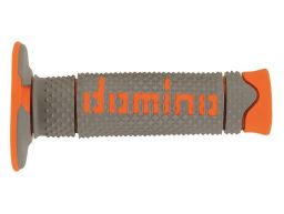 Gripy A260 (offroad) dĺžka 120 mm, DOMINO (šedo-oranžové)