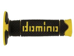 Gripy A260 (offroad) dĺžka 120 mm, DOMINO (čierno-žlté)