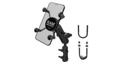 Kompletné sestava držiaku X-Grip s uchytením na objímku brzdové/spojkové páčky/řidítka motocykla, RAM Mounts