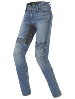 Nohavice, jeansy FURIOUS pre LADY, SPIDI, dámske (modré, stredne sprané)