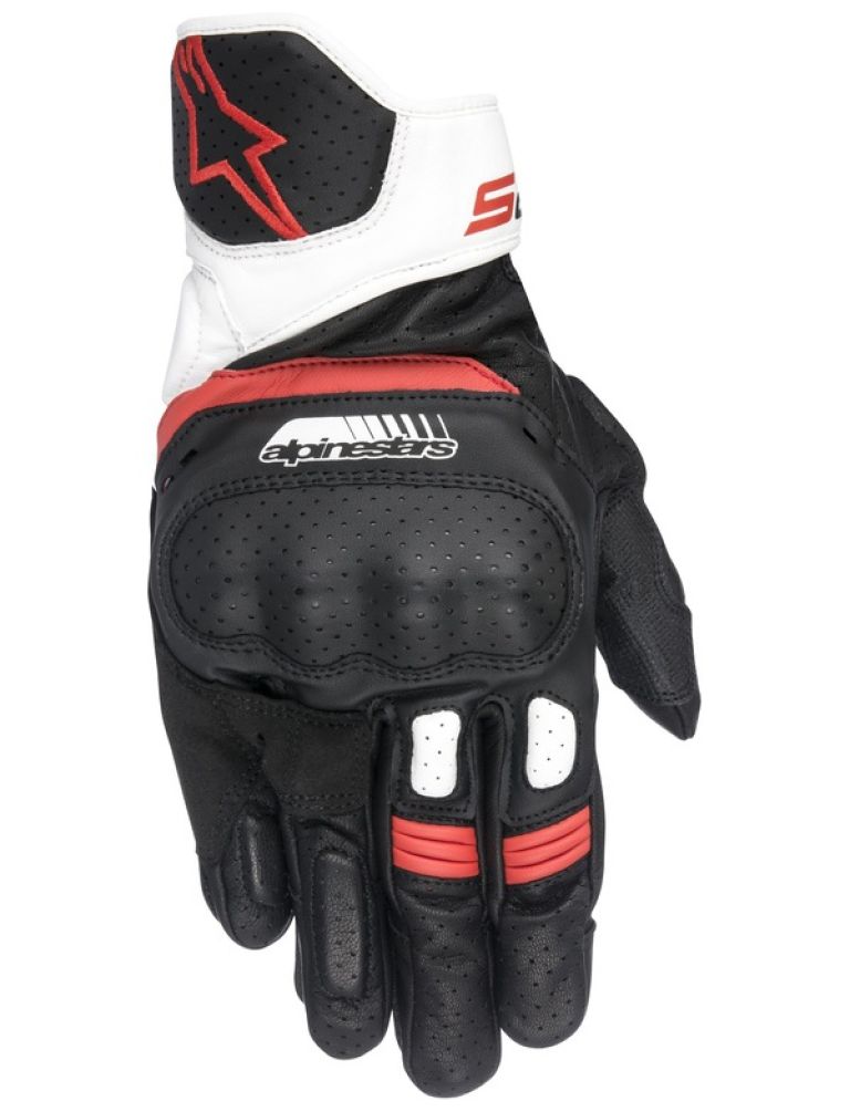 Rukavice SP-5, ALPINESTARS (černé/bílé/červené) 2024