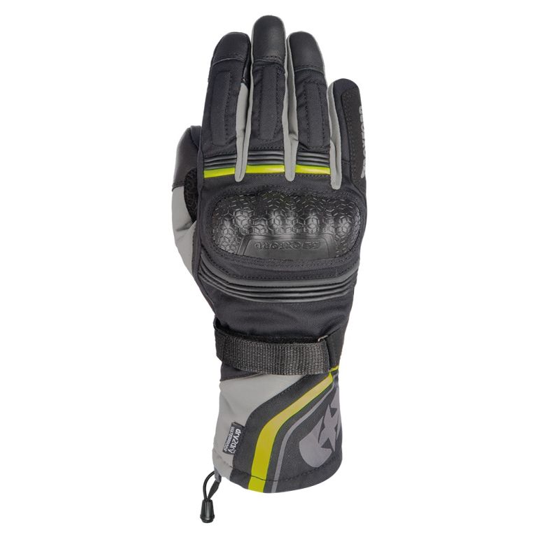 Rukavice MONTREAL 4.0 DRY2DRY™, OXFORD (černé/šedé/žluté fluo)