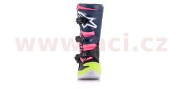 Topánky TECH 3S YOUTH, ALPINESTARS, detské (černá/modrá/růžová/žlutá fluo)