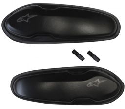 Slidery špičky pre topánky Supertech R/SMX PLUS/SMX-6/SMX S a SMX-1 R, ALPINESTARS (čierne, plast, pár)