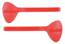 Pracka lýtková pre topánky SMX PLUS, ALPINESTARS (červené, pár)