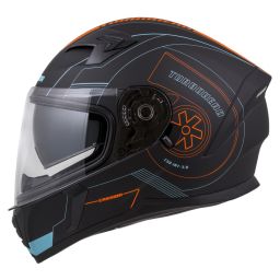 Prilba Integral 3.0 Turbohead, CASSIDA (čierna matná/oranžová/modrá, plexi s prípravou pre Pinlock)