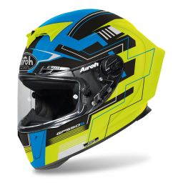 Prilba GP 550 S Challenge, AIROH (matná modrá/žlutá) 2023