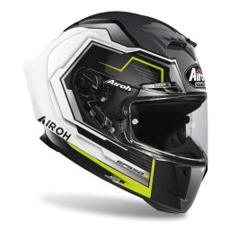 Prilba GP 550 S Rush, AIROH (lesklá bílá/žlutá) 2023