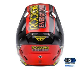 Prilba FORMULA CC ROCKSTAR, (černá,červená/žlutá)