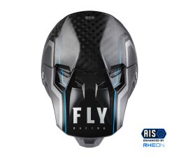 Prilba FORMULA AXON, FLY RACING (černá/šedá/modrá)