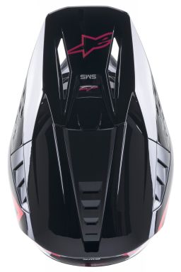 Prilba S-M5 COMPASS, ALPINESTARS (černá/růžová)