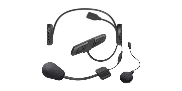 Bluetooth handsfree headset 3S PLUS pre skútre pre integrálna prilby (dosah 0,4 km) vrátane pevného mikrofónu, SENA