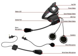 Bluetooth handsfree headset 20S EVO (dosah 2 km), SENA (sada 2 jednotiek)