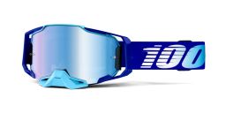 Okuliare ARMEGA Royal, 100% (modré chrómované plexi s čapy pre sľudy)