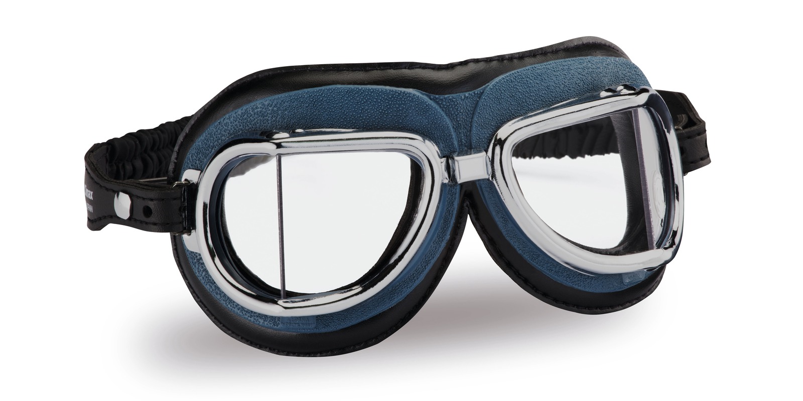 Vintage okuliare 513, CLIMAX (modré/chromový rámeček/čirá skla)