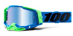 RACECRAFT 2, 100% okuliare Fremont, zrkadlové modré plexi
