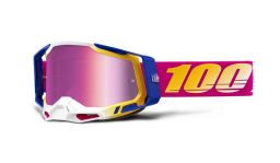 RACECRAFT 2, 100% okuliare MISSION, ružové plexi