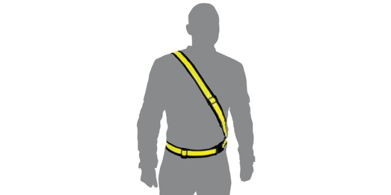 Reflexné pás ramenné, OXFORD (žltá fluo)