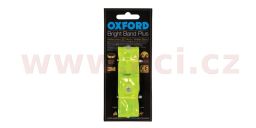 Reflexné pásik sa 4-mi LED diódami Bright Band Plus, OXFORD (žltá fluo)